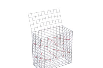 Gabionový koš 100 x 50 x 100 cm, oko 5 x 5 cm