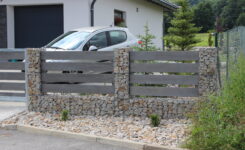 Gabionový plot – RD Minkovice Liberec