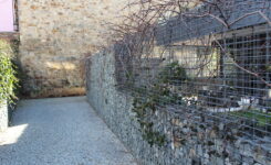 Gabionový plot – Rezidence U Michelského mlýna