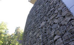 Gabionová zeď – Rezidence Park Masarykova