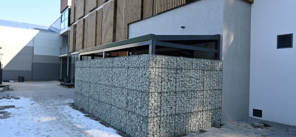 Gabionové altánky a přístřešky