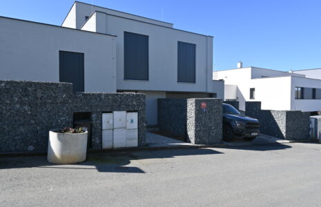 Gabionový plot – RD Velká Chuchle