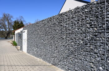 Gabionový plot - sypaný gabion